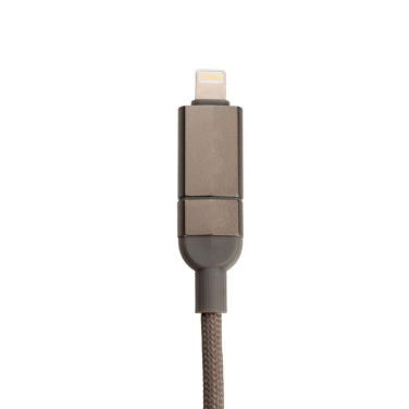 Logo trade promotional merchandise image of: Charging cable with data transfer DONNES Pierre Cardin
